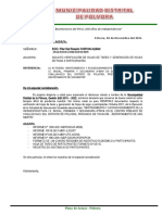 Oficio #434 - Solicito Verifcacion de Tareos