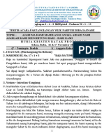 ACARA PARTANGIANGAN SELASA DAN RABU TGL 16 - 17 November 2021