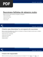Criterios de Convergencia en Sucesiones