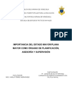 Trabajo #1 Importancia Del Estado Mayor-Plana Mayor