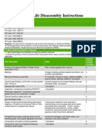 Product End-of-Life Disassembly Instructions