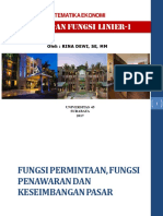 Penerapan Fungsi Linear 1