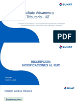 Principales Procedimientos Del Ruc Segun El Tupa - Sunat