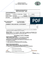 Evaluación Diagnóstica de Lengua y Literatura