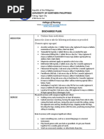 Nicolas, Krizha - Discharge Plan