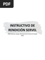 Instructivo de Rendiciones Servel