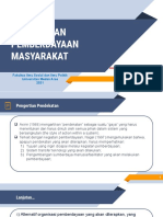 Pertemuan 5 - Pendekatan Pemberdayaan Masyarakat