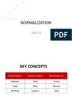 DBMS Normalization