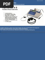 Audiometer Harmonics X3 Datasheet AURABEL-1