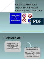 Penggunaan BTP Kantin Sehat