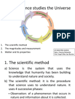 Science Studies The Universe