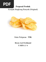 Tugas Proposal Tik (Pembuatan Keripik Singkong)