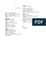 Programme Année Jec ST Jacques