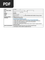 Class Day / Date / Week Time Subject Theme Topic Success Criteria Activities