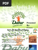 Dabur India LTD.: Presented By: Group No.2