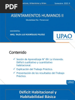 Clase9 - Deficit Habitacional. Habitabilidad Básica