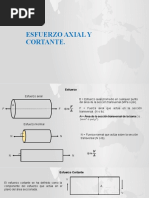 Esfuerzo Axial y Cortante