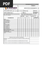 Ssoma-P-03-F4 Inspección de Herramientas para Camioneta