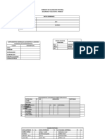 Formato de Valoracion Postural