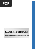 Material de Lectura Teoria General de Los Derechos Reales