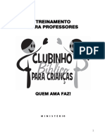 Manual de Treinamento Do Professor de Clubinho 1