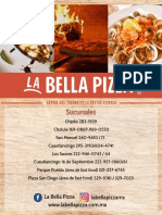 Menu La Bella Pizza