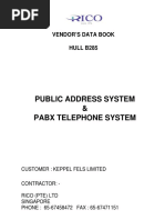 B285 - PAGA & PABX Telephone System