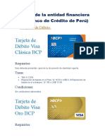 Pasivos de La Entidad Financiera BCP