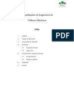 Procedimiento de Seguridad Inspección de Tableros Electricos - Rev.01