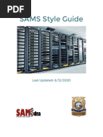 Sams Style Guide