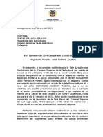 Descargos de Proceso Disciplinario