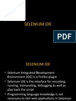 Selenium IDE