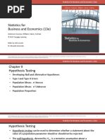 Chapter 9, Hypothesis Testing - Edit