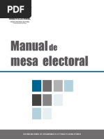 Manual de Mesa Electoral