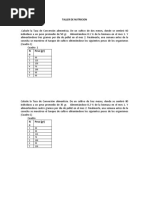 Ejercicios de Pearson y TCA