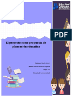 3.1 El Proyecto Escolar Como Propuesta de Planeación Educativa