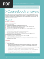 Coursebook Answers: Business in Context