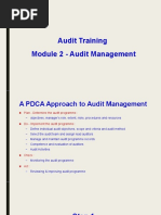 Auditor Training Module 2 - Audit Management