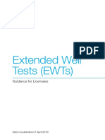 Extended Well Tests (Ewts) : Guidance For Licensees