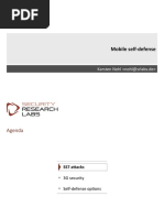 Mobile Self - Defense: Karsten Nohl