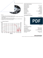 LF Pressed Chassis / Ferrite TF1530e: General Specifications