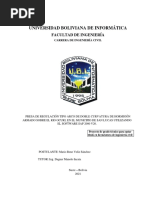 Presa de Regulación Tipo Arco de Doble Curvatura de Hormigón