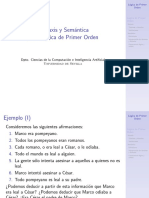 Sintaxis y Semántica de La Lógica de Primer Orden