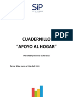 Cuadernillo Apoyo Pedagógico Pre Kínder 30 de Marzo Al 3 de Abril