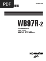 Shop Manual: 97F21409 Backhoe Loader WB97R-2