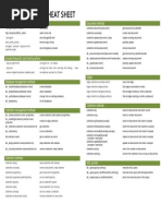 Shell Reference Card