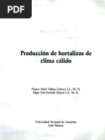 Producción de Hortalizas de Clima Cálido (UN)