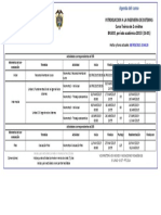 Agenda - INTRODUCCION A LA INGENIERIA DE SISTEMAS - 2015 I (16-01)