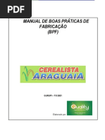 Manual de Boas Práticas, Pop - Cerealista Araguaia Ltda. 2021 PDF