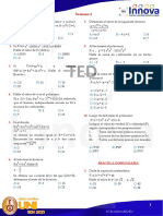 Ciclo Escolar UNI Sem.1 - ALGEBRA